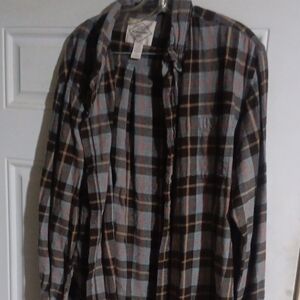 St. John's Bay Multicolor Plaid Shirt